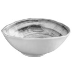 Elite Global Solutions D983OV Van Gogh Black 49 oz. Oval Melamine Bowl - 6/Case