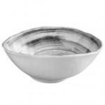 Elite Global Solutions D983OV Van Gogh Black 49 oz. Oval Melamine Bowl - 6/Case