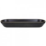 Elite Global Solutions B245052-SLVB Kobe 13 oz. Black / Silver Round Melamine Bowl - 6/Case