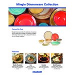 Carlisle 5400546 Mingle 17 oz. Jade Small Melamine Bowl - 12/Case