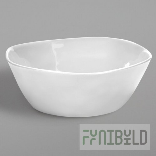 American Metalcraft CBL78CL Crave 2.5 Qt. Cloud Melamine Serving Bowl