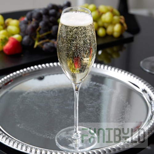 Reserve by Libbey 9432 Rivere 8.75 oz. Customizable Flute Glass - 12/Case