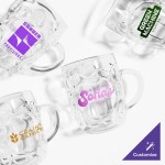 Acopa 20 oz. Customizable Dimple Beer Mug - 12/Case