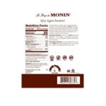 Monin Spicy Agave Syrup 1 Liter - 4/Case