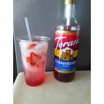 Torani Strawberry Flavoring / Fruit Syrup 750 mL Glass Bottle - 12/Case Torani Strawberry Flavoring / Fruit Syrup 750 mL Glass Bottle - 12/Case