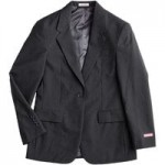 National Patrol by Henry Segal Men's Black Pleated Front Suit Pants - 54