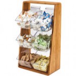 Cal-Mil Classic White 3-Tier 6-Compartment Plastic Condiment Organizer with Removable Compartments Cal-Mil Classic White 3-Tier 6-Compartment Plastic Condiment Organizer with Removable Compartments