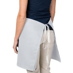 Intedge Gray Poly-Cotton 4-Way Waist Apron - 38