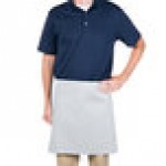 Intedge Gray Poly-Cotton 4-Way Waist Apron - 38