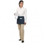 Chef Revival Red Poly-Cotton Customizable Waist Apron with 3 Pockets - 12 Chef Revival Red Poly-Cotton Customizable Waist Apron with 3 Pockets - 12