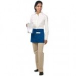 Chef Revival Red Poly-Cotton Customizable Waist Apron with 3 Pockets - 12 Chef Revival Red Poly-Cotton Customizable Waist Apron with 3 Pockets - 12