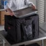 Cambro GBD211417110 Customizable Insulated Black Large Folding Delivery Bag GoBag® - 21 Cambro GBD211417110 Customizable Insulated Black Large Folding Delivery Bag GoBag® - 21