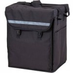 Cambro GBD211417110 Customizable Insulated Black Large Folding Delivery Bag GoBag® - 21 Cambro GBD211417110 Customizable Insulated Black Large Folding Delivery Bag GoBag® - 21