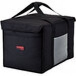 Cambro GBD211417110 Customizable Insulated Black Large Folding Delivery Bag GoBag® - 21 Cambro GBD211417110 Customizable Insulated Black Large Folding Delivery Bag GoBag® - 21