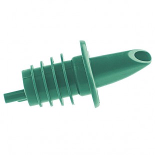 TableCraft Plastic Free Flow Green Liquor Pourer 35G - 144/Case