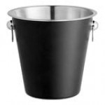 Acopa 4 Qt. Smooth Stainless Steel Wine / Champagne Bucket