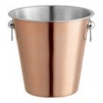 Acopa 4 Qt. Smooth Stainless Steel Wine / Champagne Bucket