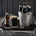 Acopa 4 Qt. Smooth Stainless Steel Wine / Champagne Bucket