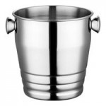 Acopa 4 Qt. Smooth Stainless Steel Wine / Champagne Bucket