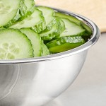 Choice 0.75 Qt. Heavy Weight Stainless Steel Mixing Bowl