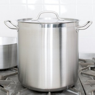 Vollrath 3504 Optio 18 Qt. Stainless Steel Stock Pot with Cover Vollrath 3504 Optio 18 Qt. Stainless Steel Stock Pot with Cover