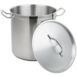 Vollrath 3504 Optio 18 Qt. Stainless Steel Stock Pot with Cover Vollrath 3504 Optio 18 Qt. Stainless Steel Stock Pot with Cover