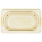 Vollrath 9092410 Super Pan® 1/9 Size Amber High Heat Plastic Food Pan - 2 1/2 Vollrath 9092410 Super Pan® 1/9 Size Amber High Heat Plastic Food Pan - 2 1/2
