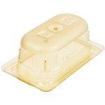 Vollrath 9092410 Super Pan® 1/9 Size Amber High Heat Plastic Food Pan - 2 1/2 Vollrath 9092410 Super Pan® 1/9 Size Amber High Heat Plastic Food Pan - 2 1/2