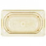 Vollrath 9092410 Super Pan® 1/9 Size Amber High Heat Plastic Food Pan - 2 1/2 Vollrath 9092410 Super Pan® 1/9 Size Amber High Heat Plastic Food Pan - 2 1/2