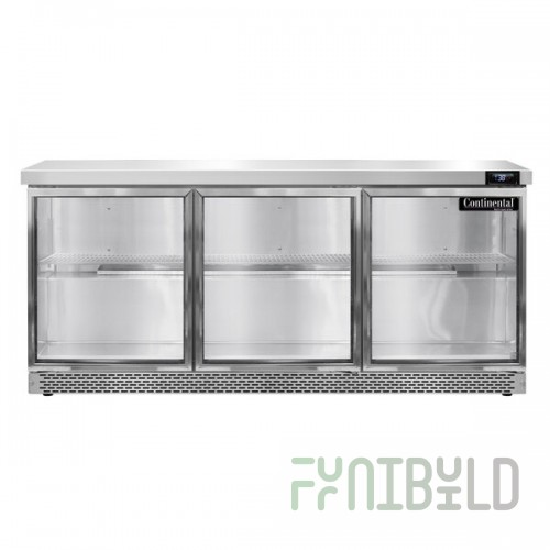 Continental Refrigerator SW72-N-GD-FB 72