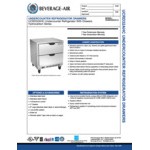 Beverage-Air UCRD32AHC-2-23 32 Beverage-Air UCRD32AHC-2-23 32
