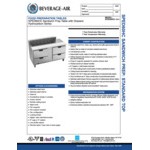 Beverage-Air SPED60HC-12-4-CL Elite Series 60