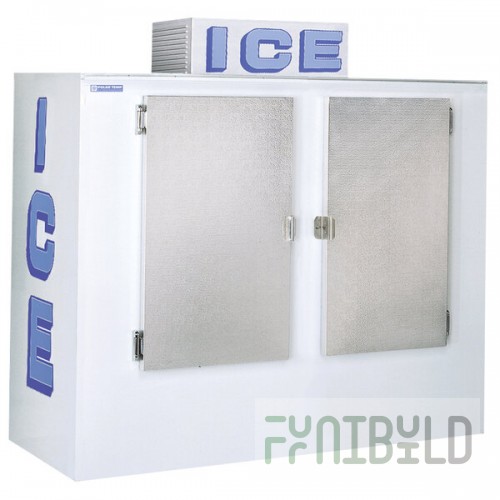 Polar Temp 670ADP Auto Defrost Outdoor Ice Merchandiser - 65 cu. ft.