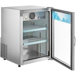 Avantco CRM-5-HC Stainless Steel Countertop Display Refrigerator with Swing Door - 3.9 Cu. Ft. Avantco CRM-5-HC Stainless Steel Countertop Display Refrigerator with Swing Door - 3.9 Cu. Ft.