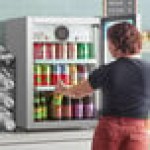 Avantco CRM-5-HC Stainless Steel Countertop Display Refrigerator with Swing Door - 3.9 Cu. Ft. Avantco CRM-5-HC Stainless Steel Countertop Display Refrigerator with Swing Door - 3.9 Cu. Ft.