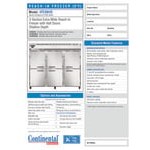 Continental Refrigerator 3FESNHD 85 1/2