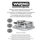 Waring WW250X2 Non-Stick Double Belgian Waffle Maker - 120V, 2400W Waring WW250X2 Non-Stick Double Belgian Waffle Maker - 120V, 2400W