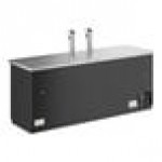 True TDD-4-HC 2 Single Tap Kegerator Beer Dispenser - Black, 4 (1/2) Keg Capacity