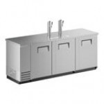 True TDD-4-HC 2 Single Tap Kegerator Beer Dispenser - Black, 4 (1/2) Keg Capacity