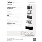 True TDD-4-HC 2 Single Tap Kegerator Beer Dispenser - Black, 4 (1/2) Keg Capacity