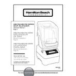 Hamilton Beach HBH755R Eclipse 64 oz. High Performance Blender - 120V, 3 hp Hamilton Beach HBH755R Eclipse 64 oz. High Performance Blender - 120V, 3 hp