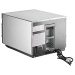 Solwave Ameri-Series Space Saver Heavy-Duty Stainless Steel Commercial Microwave with Push Button Controls - 208/240V, 2,100W