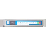 Solwave Ameri-Series Space Saver Heavy-Duty Stainless Steel Commercial Microwave with Push Button Controls - 208/240V, 2,100W