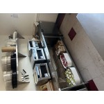 Solwave Ameri-Series Space Saver Heavy-Duty Stainless Steel Commercial Microwave with Push Button Controls - 208/240V, 2,100W