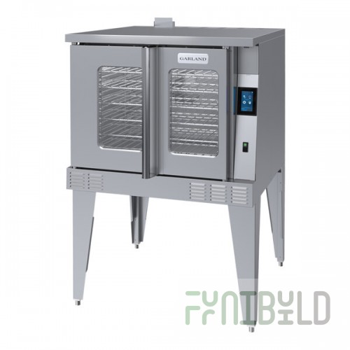 Garland MCO-GS-10M Liquid Propane Single Deck Standard Depth Full Size Convection Oven with easyTouch Controls - 60,000 BTU