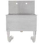 Advance Tabco WSS-16-25 Wall Mounted Utility Sink - 22 Advance Tabco WSS-16-25 Wall Mounted Utility Sink - 22