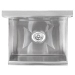 Advance Tabco WSS-16-25 Wall Mounted Utility Sink - 22 Advance Tabco WSS-16-25 Wall Mounted Utility Sink - 22