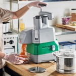 AvaMix Revolution CFBB342D Combination Food Processor with 3 Qt. Stainless Steel Bowl, Continuous Feed, and 2 Discs - 1 hp AvaMix Revolution CFBB342D Combination Food Processor with 3 Qt. Stainless Steel Bowl, Continuous Feed, and 2 Discs - 1 hp