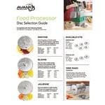 AvaMix Revolution CFBB342D Combination Food Processor with 3 Qt. Stainless Steel Bowl, Continuous Feed, and 2 Discs - 1 hp AvaMix Revolution CFBB342D Combination Food Processor with 3 Qt. Stainless Steel Bowl, Continuous Feed, and 2 Discs - 1 hp