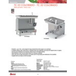 Sirman 2122965320018 TC #22 Colorado Electric Meat Grinder Sirman 2122965320018 TC #22 Colorado Electric Meat Grinder